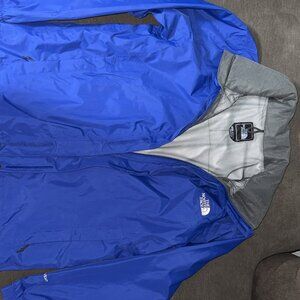 Mens North face Jacket Medium Soft Shell Rain Jacket Blue